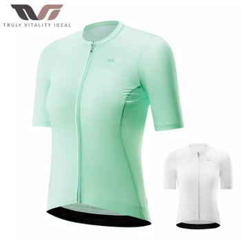 ROCKBROS | TVI Damen Radtrikot – Kurzarm Fahrradtrikot, atmungsaktive Sport-Shirts für den Sommer